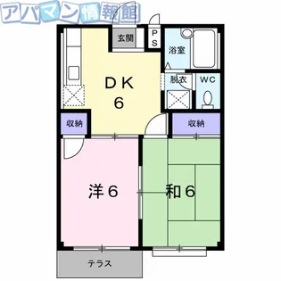 エルディムヒロ【1階】の間取り
