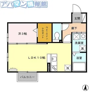 レセンテYou【2階】の間取り