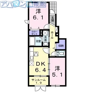 グラン・パレ L【1階】の間取り