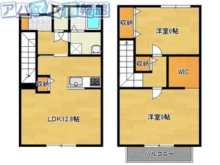 新潟県新潟市中央区姥ケ山4丁目【テラスハウス】の間取り
