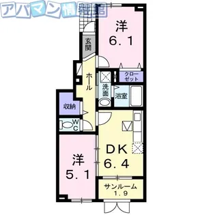 グラン・パレ L【1階】の間取り
