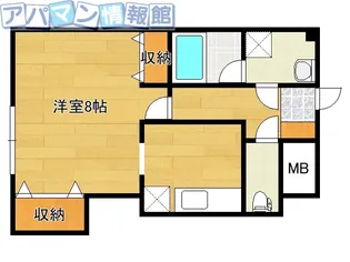 eCoマンション I Style【206号室】の間取り