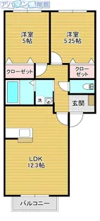 ファーストステージ荻野【103号室】の間取り