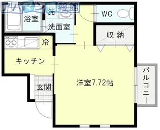 ピュア・クリスタル【203号室】の間取り