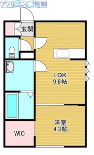 モナベルⅠ【1階】の間取り