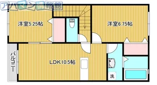 ベル・フィオーレB【2階】の間取り