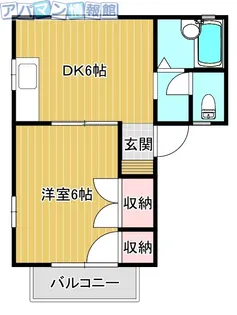 イーストワン【1階】の間取り