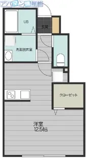 Claire MOTOMACHI【1階】の間取り