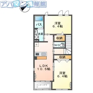 グロワール【2階】の間取り
