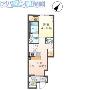 フィグ・ガーデン【1階】の間取り