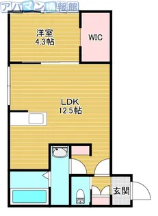 モナベルⅠ【1階】の間取り