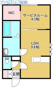 モナベルⅠ【1階】の間取り