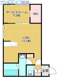 モナベルⅠ【2階】の間取り