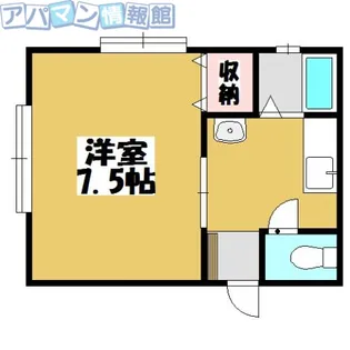 コーポA&B【102号室】の間取り