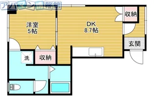 コーポ池田B【2-1号室】の間取り