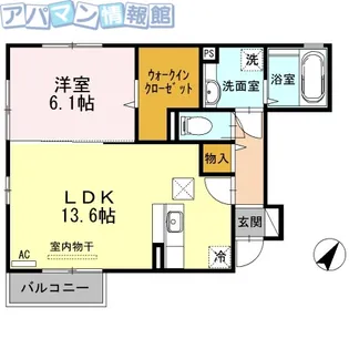 BRION【1階】の間取り