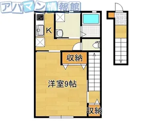 pace【2-C号室】の間取り