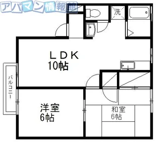 光風館【101号室】の間取り