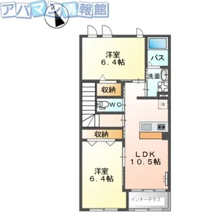 オータム リーブス【00201号室】の間取り