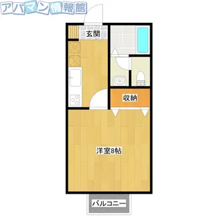 サンパティオあさひ【1階】の間取り