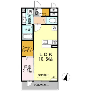 サニーヒル【3階】の間取り
