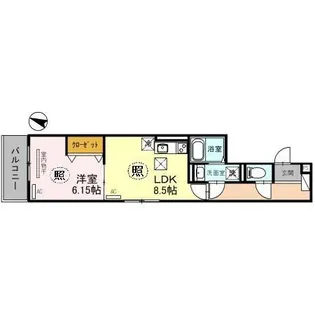 D-room旗塚通【1階】の間取り