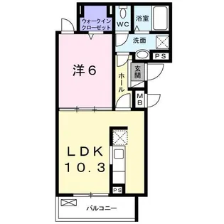 ブローテ【305号室】の間取り