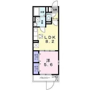 ミレ グランデ 京田辺【1階】の間取り