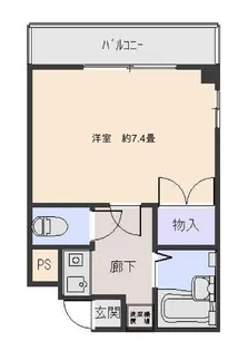 クリエイト香里園【201号室】の間取り