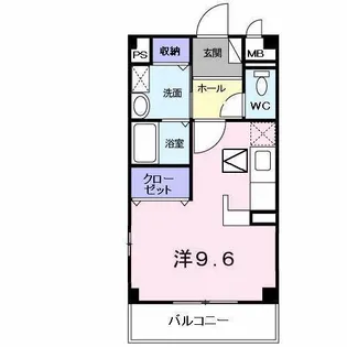ベルブローテ【103号室】の間取り