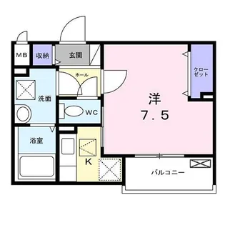 サンレーベ東垣外【1階】の間取り