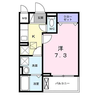 ウィスタリアⅡ【1階】の間取り