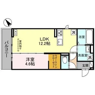 Mon Amour知原【3階】の間取り