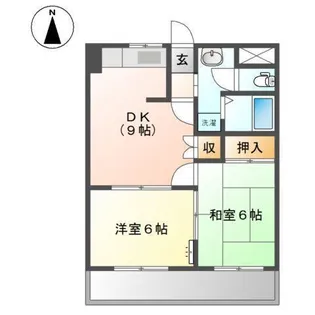 Grandir【202号室】の間取り