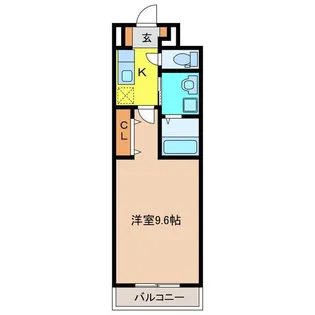 フリージア【1階】の間取り