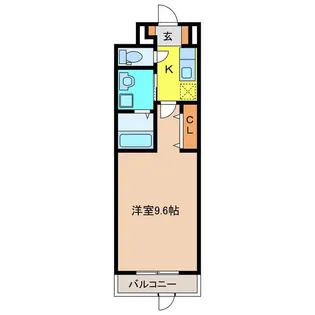 フリージア【1階】の間取り
