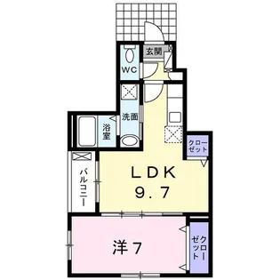 サンタ・シーマ【1階】の間取り