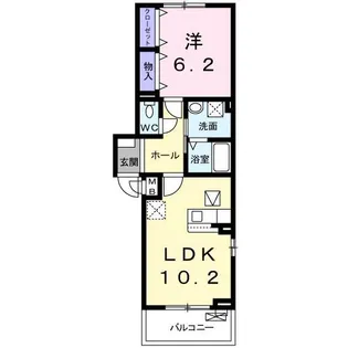 リアシード【1階】の間取り