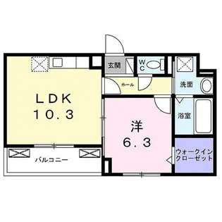 glanz CLKⅡ【202号室】の間取り