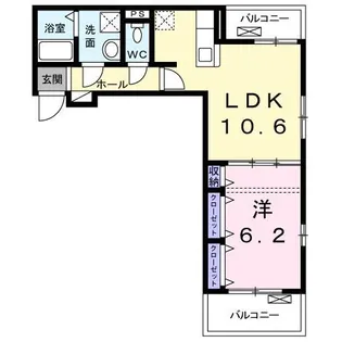 Amazing T&T【203号室】の間取り