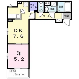 グランデ・カーサ・ケイⅡ【1階】の間取り