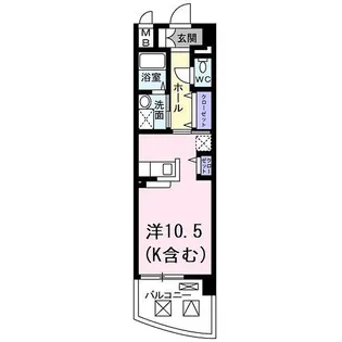 EXE VILLA WEST【4階】の間取り