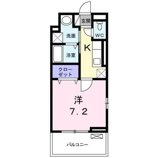 Apt.くりくま【2階】の間取り