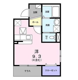 サニーコート62【101号室】の間取り