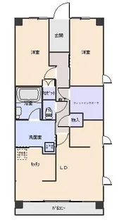 メイツ楠葉中央の間取り