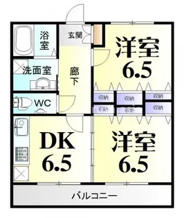 ロイヤル末広【3階】の間取り