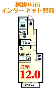 PlumeriaA棟【1階】の間取り