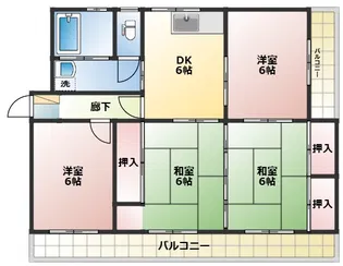 望洋マンション【3階】の間取り