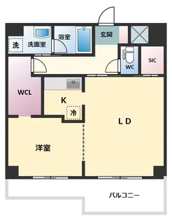 AINA公園通り【5階】の間取り
