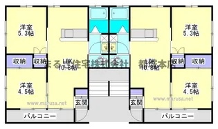 lieto蓼池【1階】の間取り